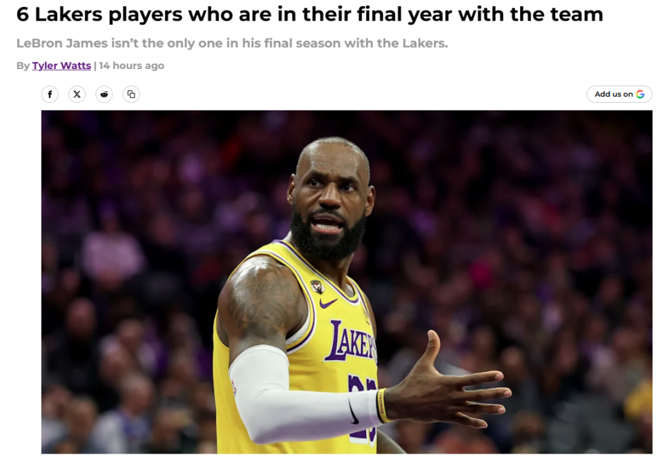 kaiyun.com-除詹姆斯之外，谁还处于湖人最后一季？美媒晒6人名单：艾顿第二