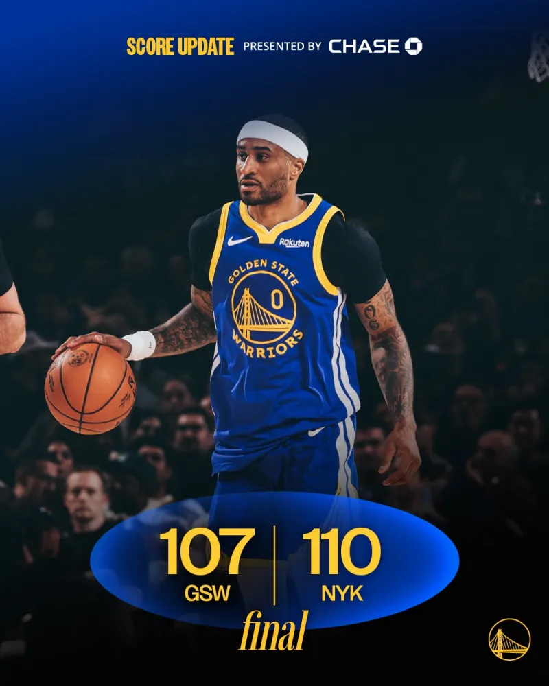 开云下载-勇士分享本场比赛失利海报，近8场比赛中取得1胜7负